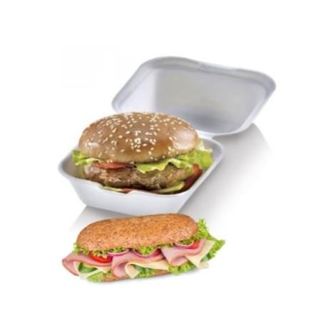 BOX Burger Grande 13,5 x 13,5 x 7,8 cm - 500 pz €0.15 a pezzo