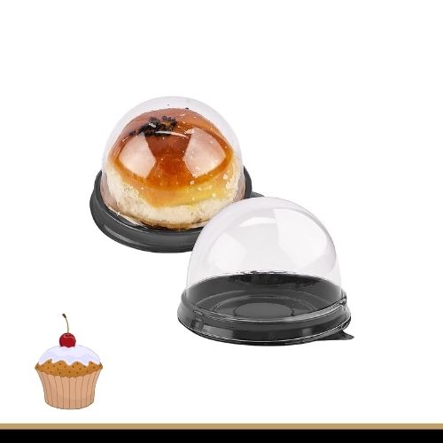 Contenitori trasparenti Mini Cupcake - Cake Box  -  50 PZ €0.10 a pezzo