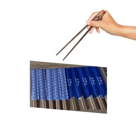 Bacchette spesse per sushi da 24cm carbone - 3000PZ €0.032 a pezzo