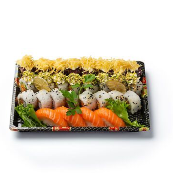 Carica immagine in Galleria, Box sushi con coperchio 400 pz da €0,17 a pezzo
